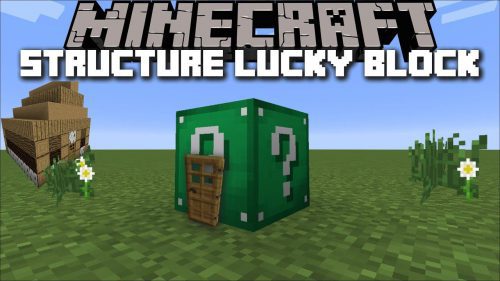 Structure Lucky Block Mod 1.8.9 (Instant Structures) Thumbnail