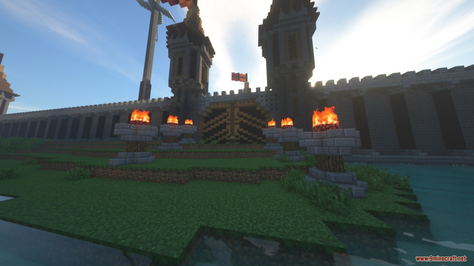 Topo Castle Park Map 1.12.2, 1.12 for Minecraft 2