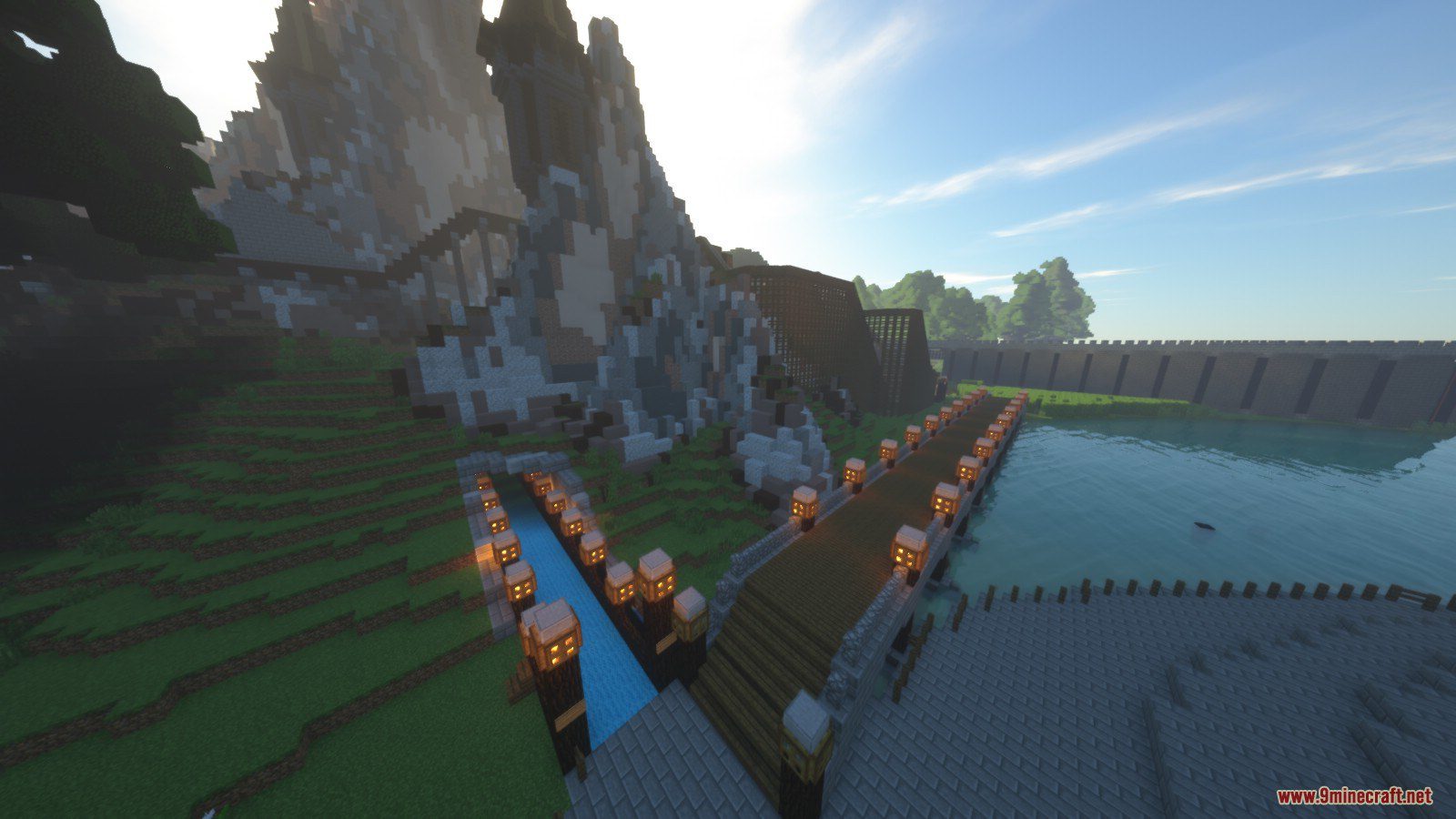 Topo Castle Park Map 1.12.2, 1.12 for Minecraft 12