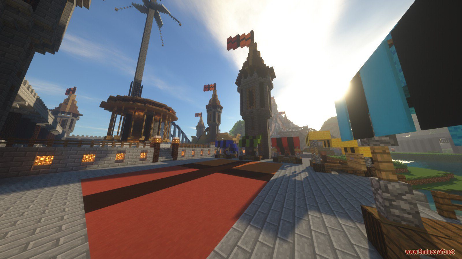 Topo Castle Park Map 1.12.2, 1.12 for Minecraft 3