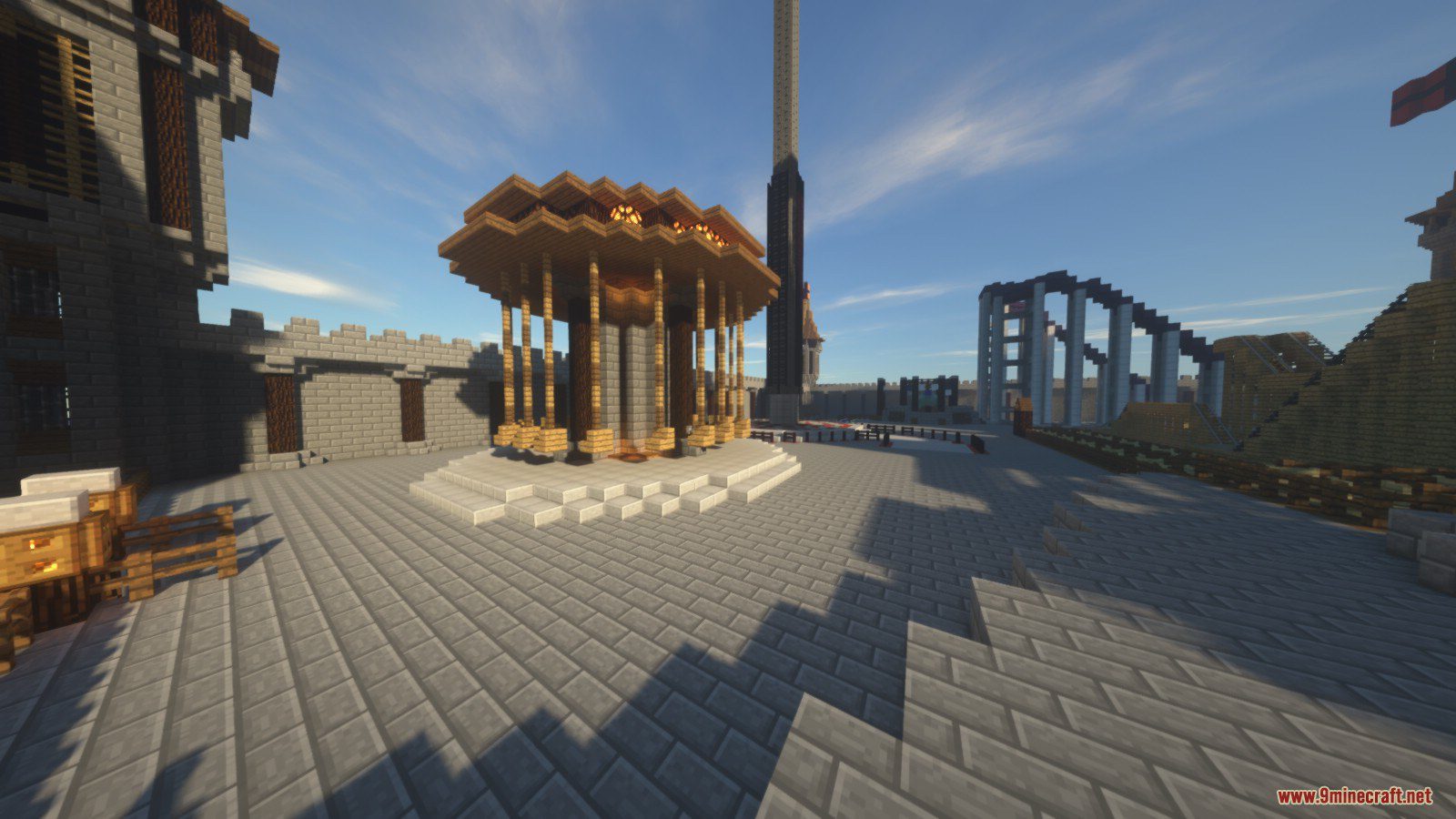 Topo Castle Park Map 1.12.2, 1.12 for Minecraft 6