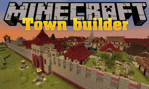 Town Builder Mod 1.12.2, 1.10.2 (Instant Structures) Thumbnail