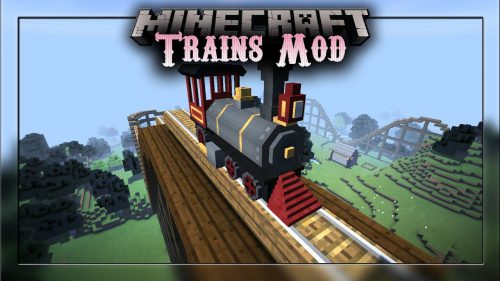 Trains Mod 1.12.2 (More Trains and More Types of Rails) Thumbnail