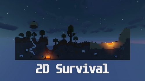 2D Survival Map 1.13.2 for Minecraft Thumbnail