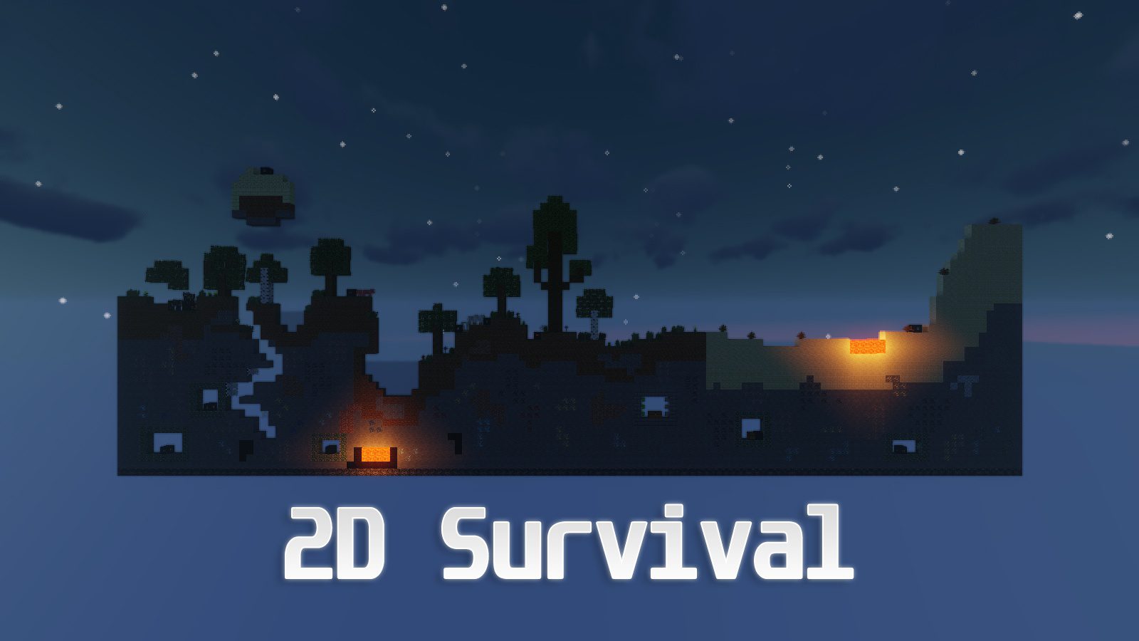 2D Survival Map 1.13.2 for Minecraft 1