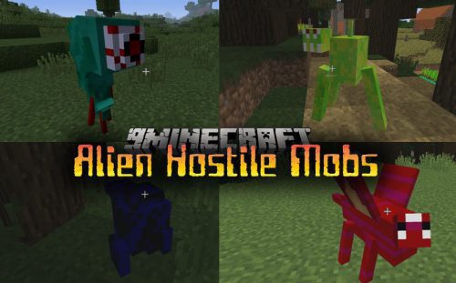 Alien Hostile Mobs Mod 1.12.2 (The Strange Animals) Thumbnail