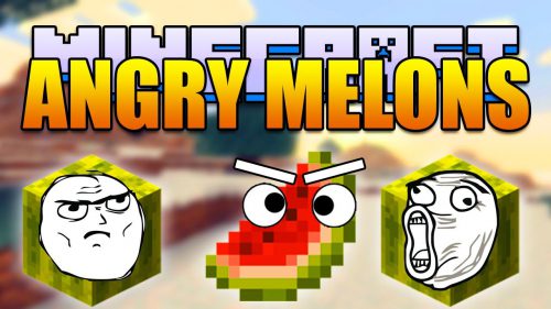 Angry Melons Mod 1.8.9 (Survive from a Melon Apocalypse) Thumbnail