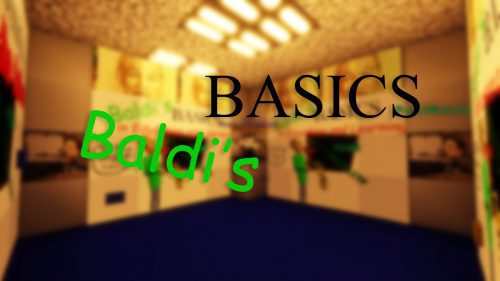 Baldi’s Basics in Find the Button Map 1.13.2 for Minecraft Thumbnail