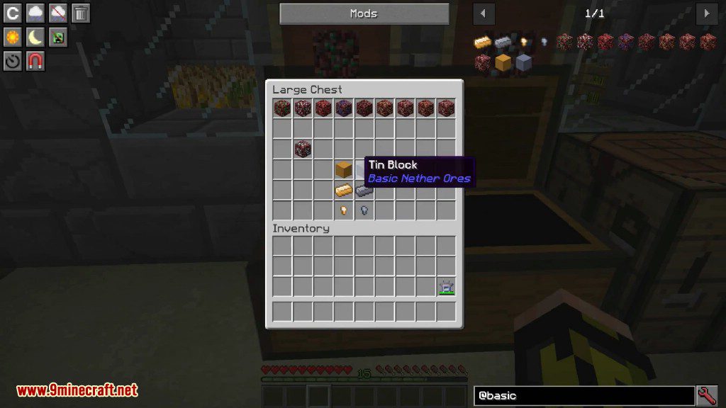 Basic Nether Ores Mod (1.20.1, 1.19.2) - Find Diamonds Easily 7