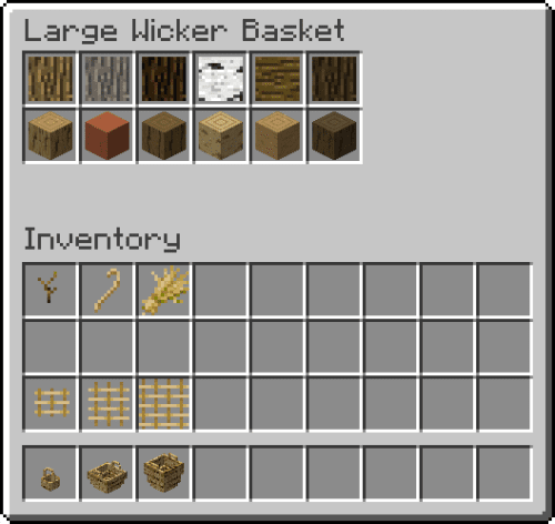 BasketCase Mod 1.12.2 (Let's go to the Forest Picking Mushrooms) 8