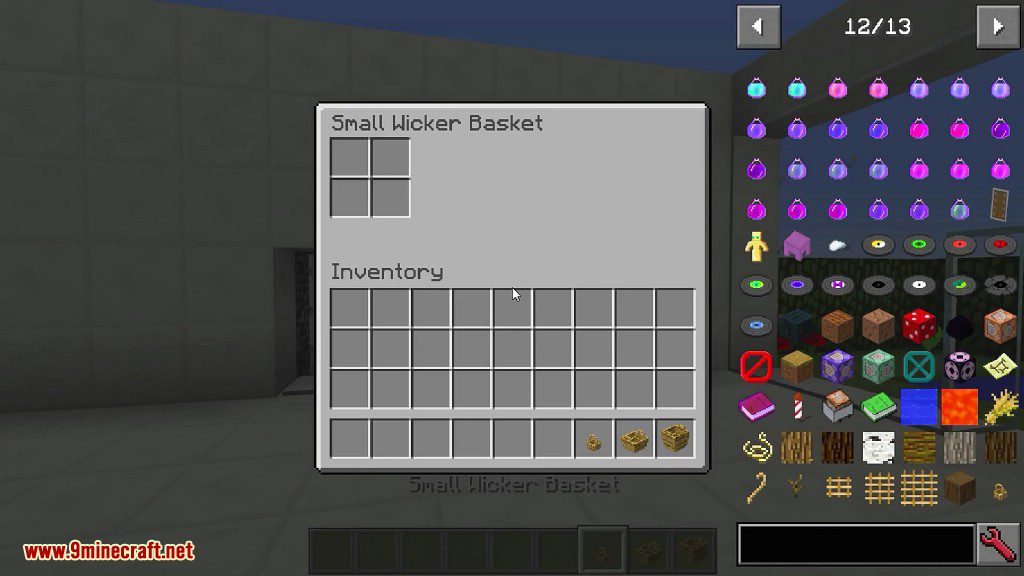 BasketCase Mod 1.12.2 (Let's go to the Forest Picking Mushrooms) 3