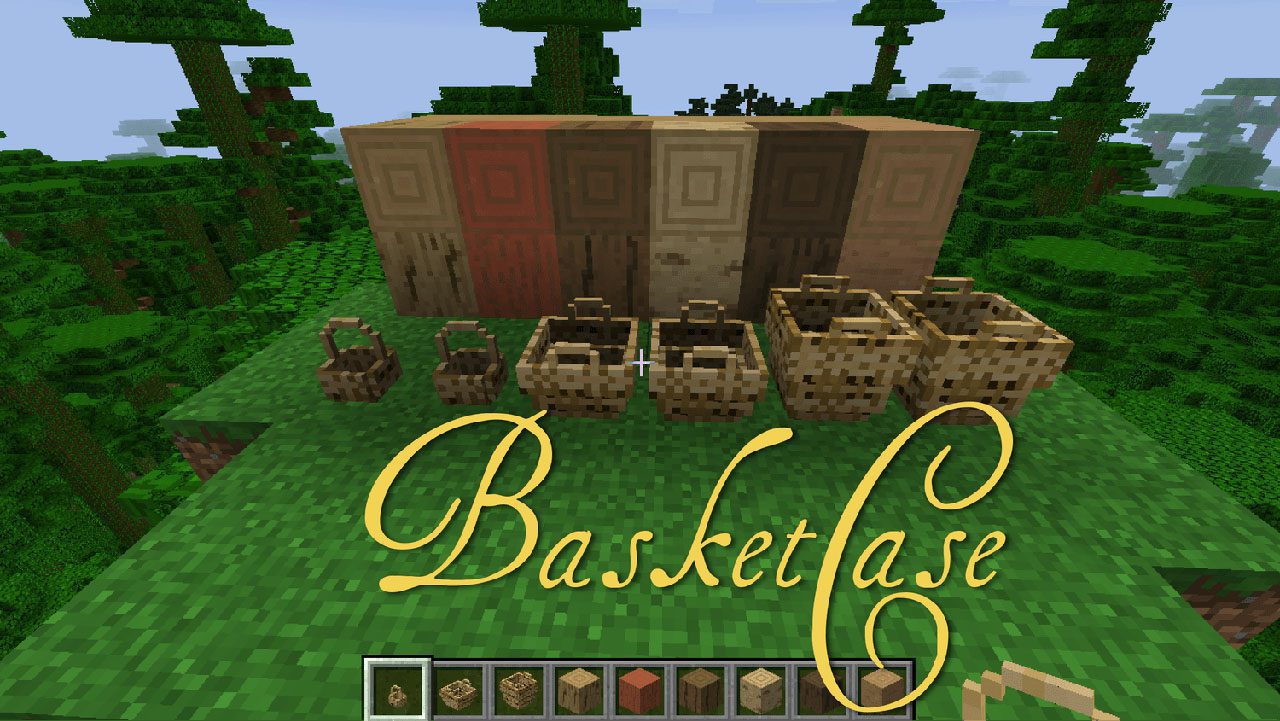 BasketCase Mod 1.12.2 (Let's go to the Forest Picking Mushrooms) 1