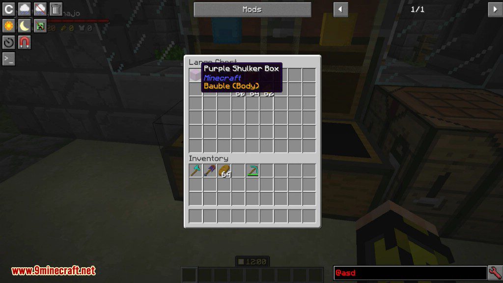 Bauble Shulker Boxes Mod 1.12.2 (Turn Your Shulker Box as a Backpack) 2