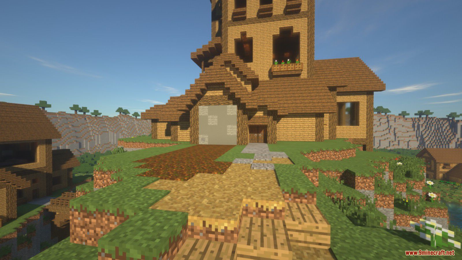 Cliffside Wooden Mansion Map 1.12.2, 1.12 for Minecraft 11