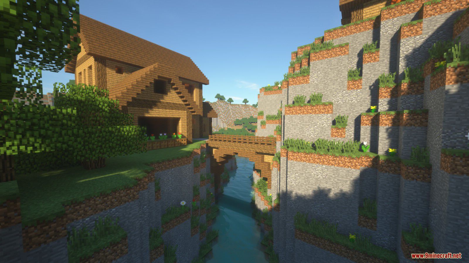 Cliffside Wooden Mansion Map 1.12.2, 1.12 for Minecraft 12