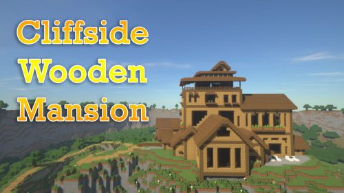 Cliffside Wooden Mansion Map 1.12.2, 1.12 for Minecraft Thumbnail