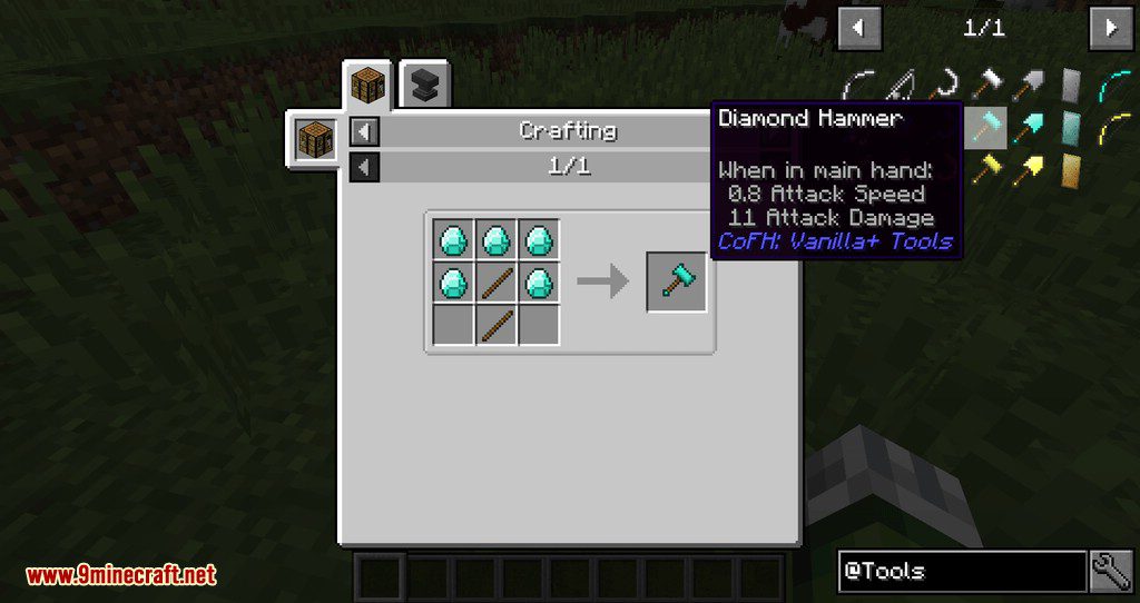 CoFH Vanilla+ Tools Mod 1.12.2 (Impressive Tools In Vanilla Materials) 8