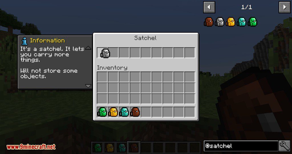 CoFH Vanilla+ Satchels Mod 1.12.2 (Adds Satchels In Vanilla Materials) 11