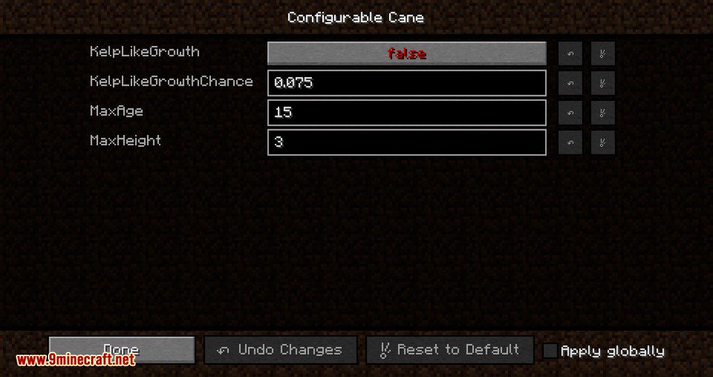 Configurable Cane Mod (1.20.4, 1.19.4) - Make Sugarcane Growth Configurable 7