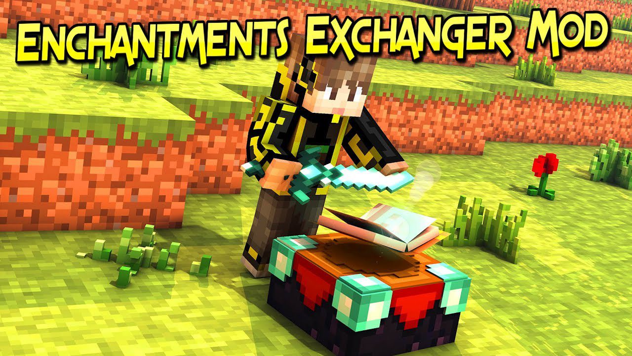 Enchantments Exchanger Mod 1.14.4, 1.12.2 (Now You Can Exchange Enchantment) 1