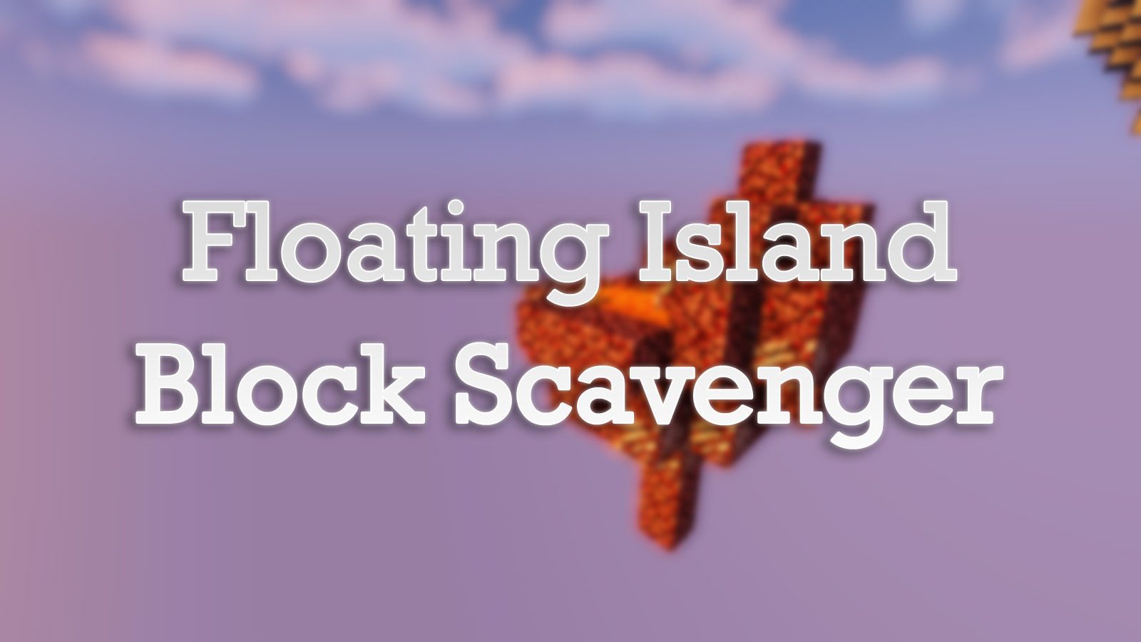 Floating Island Block Scavenger Map 1.13.2 for Minecraft 1