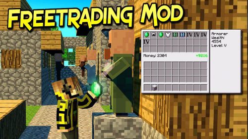 Freetrading Mod 1.12.2 (A New Way to Trade with Villagers) Thumbnail