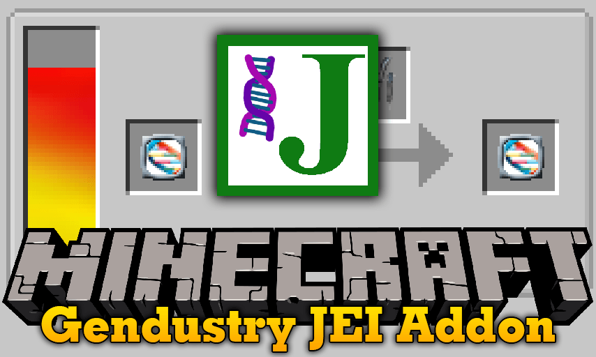 Gendustry JEI Addon Mod 1.12.2 (Adds Recipes From Gendustry's Machines To JEI) 1