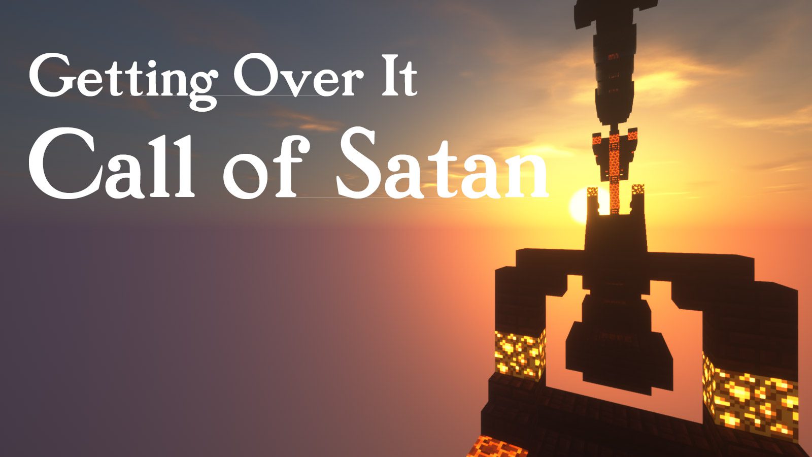 Getting Over It: Call of Satan Map 1.12.2, 1.12 for Minecraft 1