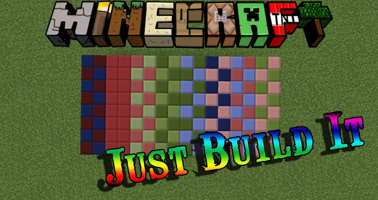 Just Build It Mod 1.12.2, 1.11.2 (More Unique Building Blocks) 1