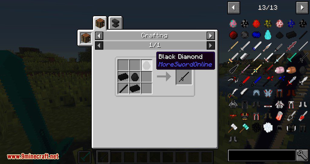 MoreSwordOnline Mod (1.16.5, 1.12.2) - Epic Swords from Sword Art Online 4