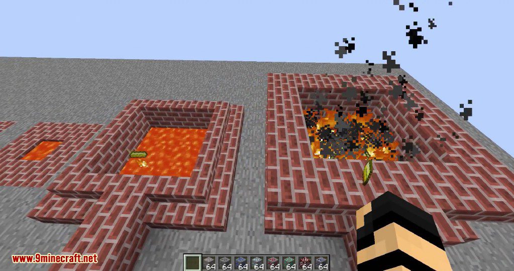 Popcorn Smelting Mod 1.12.2 (Smelting Items by Dropping them in Lava) 7