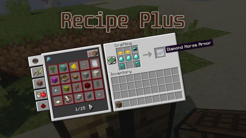 Recipe Plus Data Pack (1.14.4, 1.13.2) – Better Recipes, Stackable Items Thumbnail