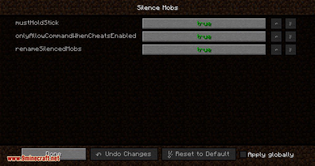 Silence Mobs Mod (1.21.1, 1.20.1) - Keep The Mobs Silenced 3