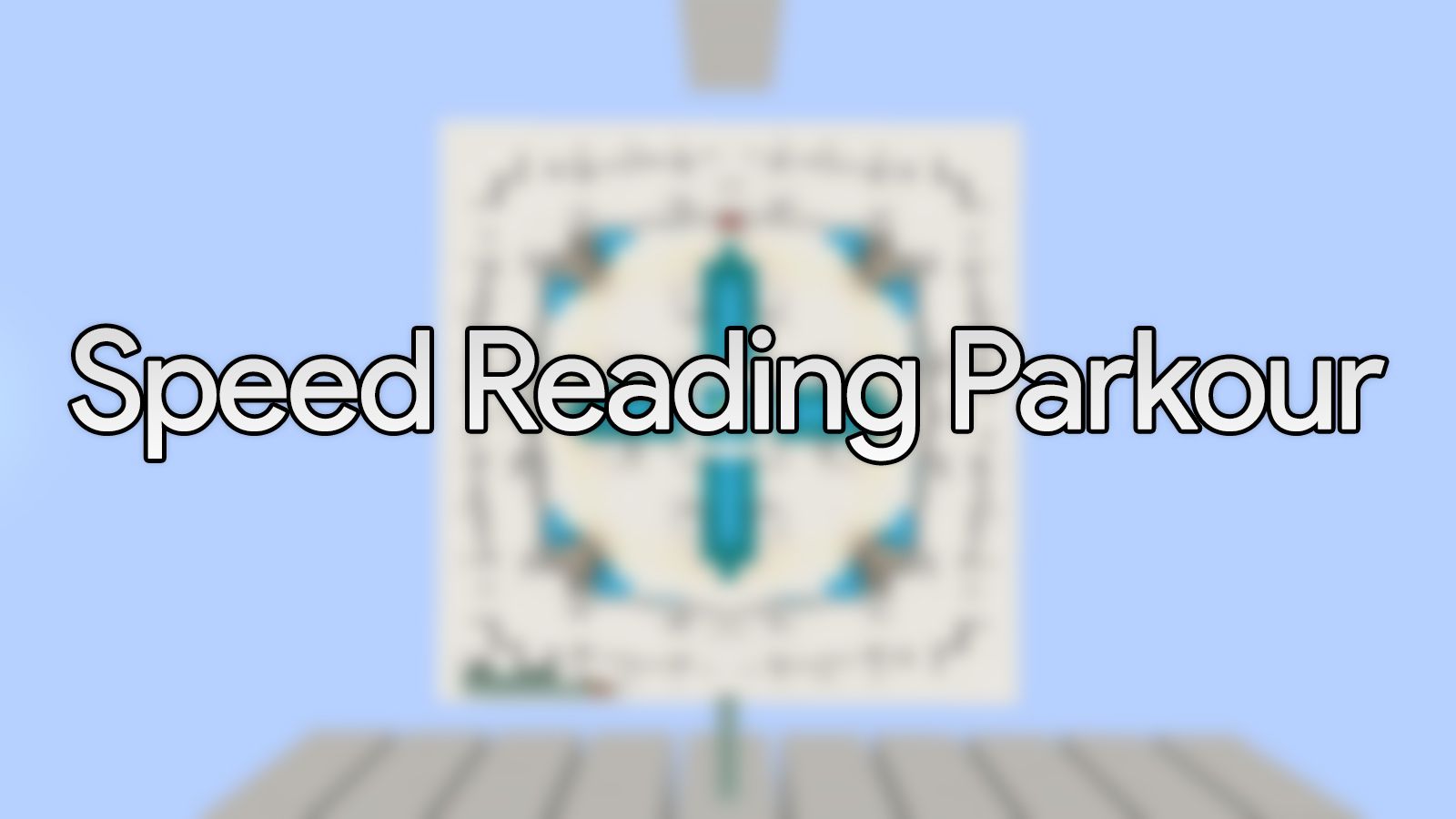 Speed Reading Parkour Map 1.13.2 for Minecraft 1