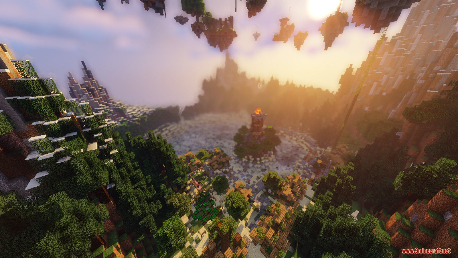 The Cloudlands Map 1.13.2 for Minecraft 22