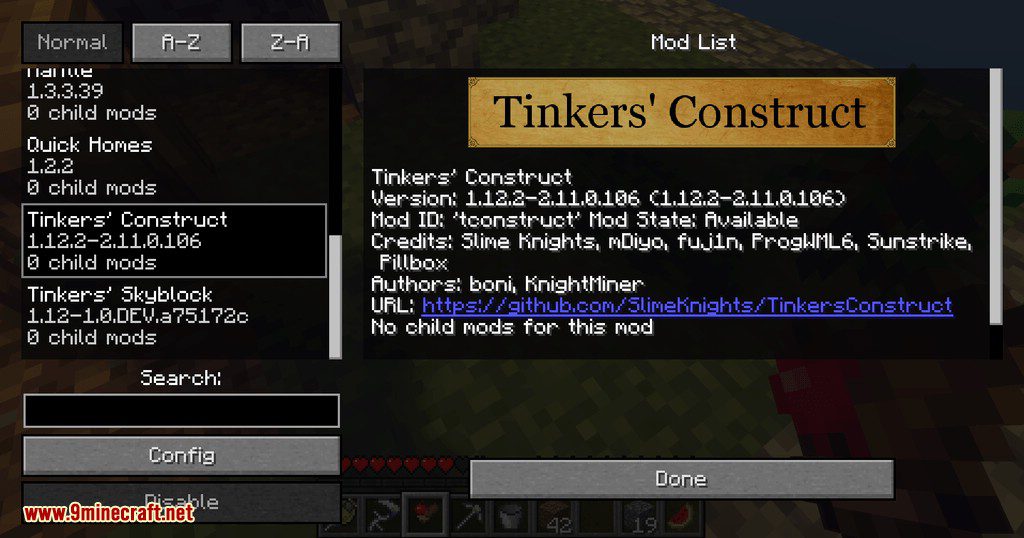 Tinkers' Skyblock Mod 1.12.2 (Reduce The Earlygame Downtime) 9