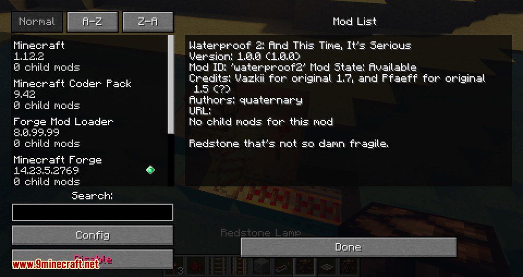 Waterproof 2 Mod 1.12.2 (And This Time, It's Serious) 6