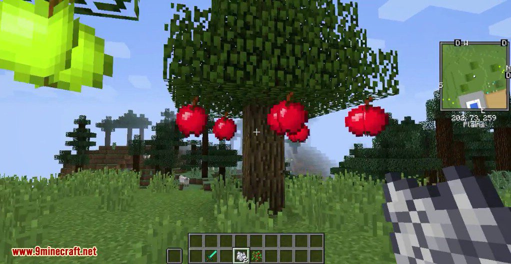 Apple Trees Mod 1.11.2, 1.10.2 (A Plant that can be Harvested to get Apples) 8