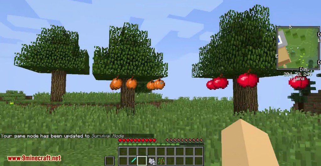 Apple Trees Mod 1.11.2, 1.10.2 (A Plant that can be Harvested to get Apples) 10