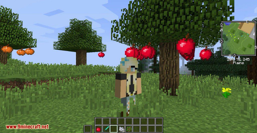 Apple Trees Mod 1.11.2, 1.10.2 (A Plant that can be Harvested to get Apples) 12