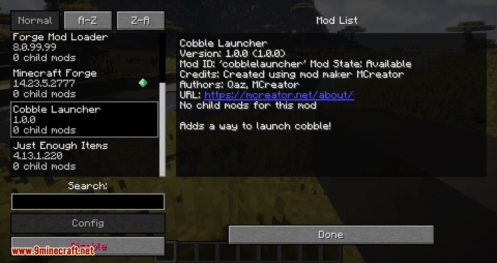 Cobble Launcher Mod 1.12.2 (Fire Them With Cobble Gun) 9