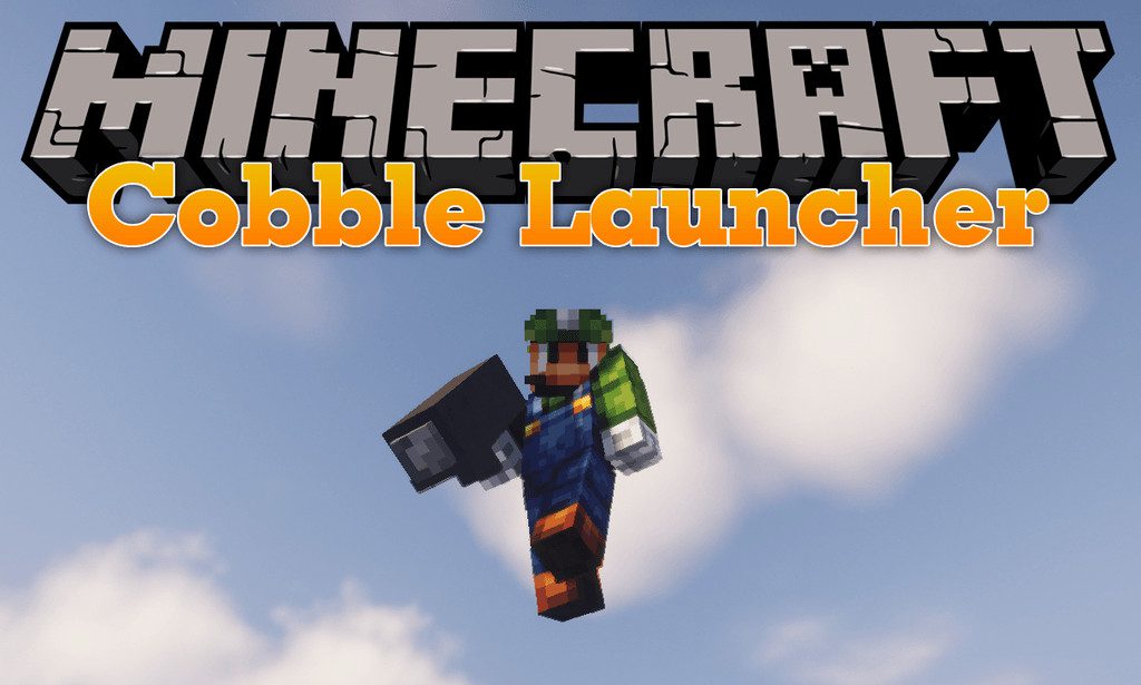 Cobble Launcher Mod 1.12.2 (Fire Them With Cobble Gun) 1