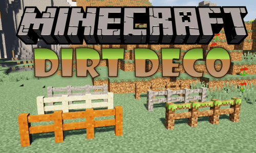 Dirt Deco Mod (1.18.2, 1.17.1) – Build Your Homes Out Of Dirt Thumbnail