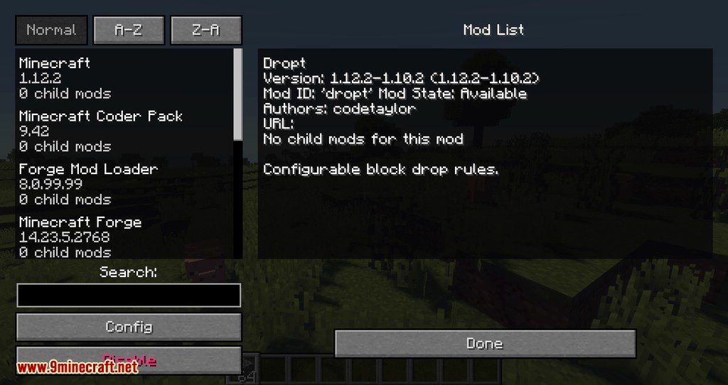 Dropt Mod 1.12.2 (A Block Drop Replacement Modification) 9