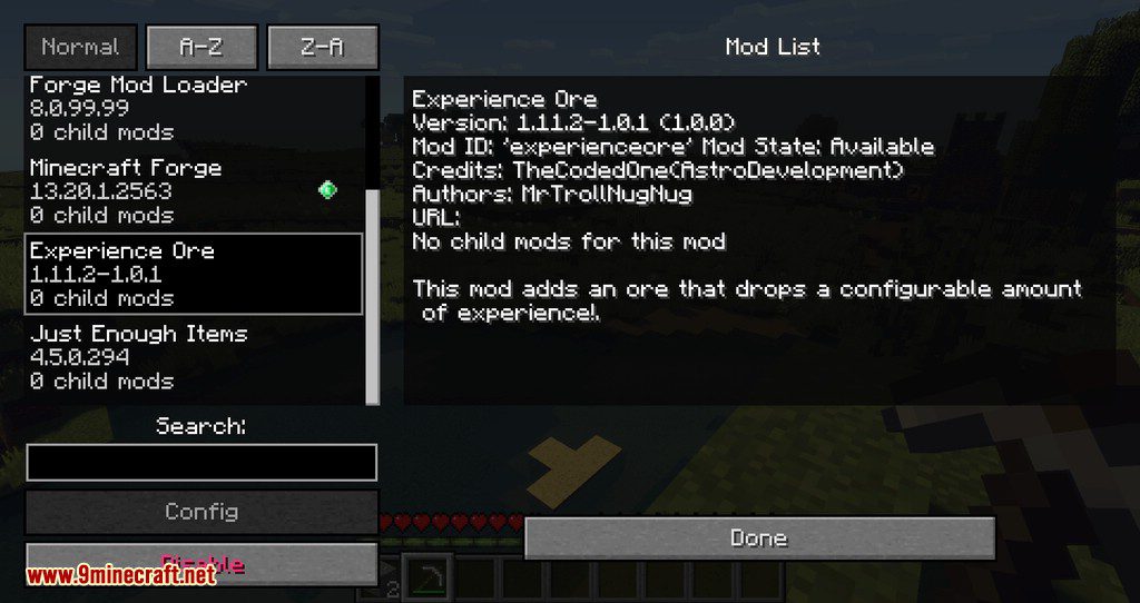 ExperienceOre Mod 1.15.2, 1.12.2 (Ore That Gives You Experience) 7