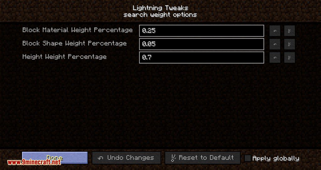 Lightning Tweaks Mod (1.15.2, 1.12.2) - Lightning Totally Controlled 10