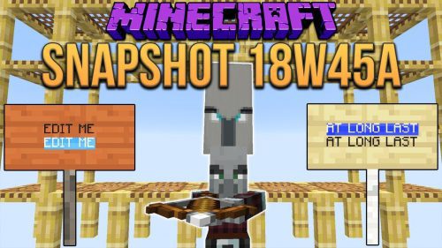 Minecraft 1.14 Snapshot 18w45a (Scaffolding, Illager Patrols) Thumbnail