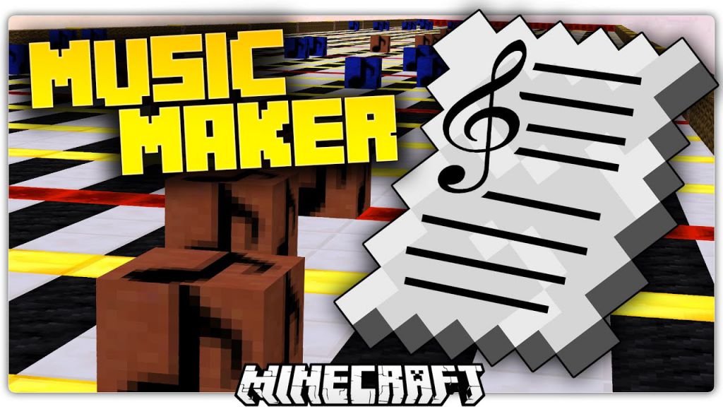 Minecraft MusicMaker Map 1.12.2, 1.12 for Minecraft 1