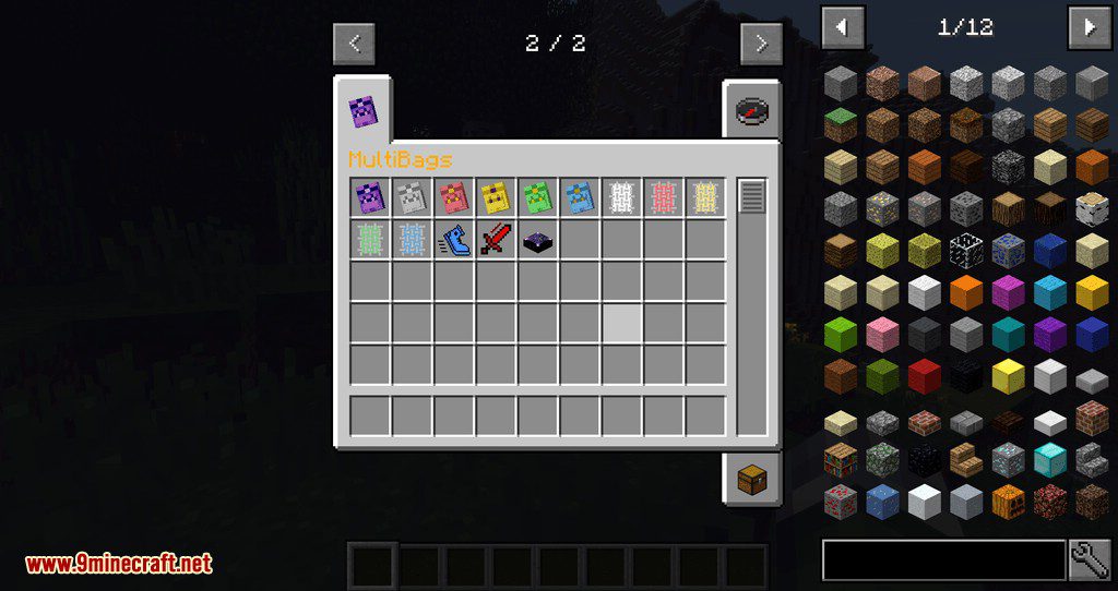 MultiBags Mod 1.16.5, 1.12.2 (Adds Some Unique Backpacks) 2