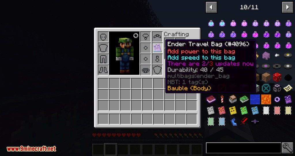 MultiBags Mod 1.16.5, 1.12.2 (Adds Some Unique Backpacks) 8